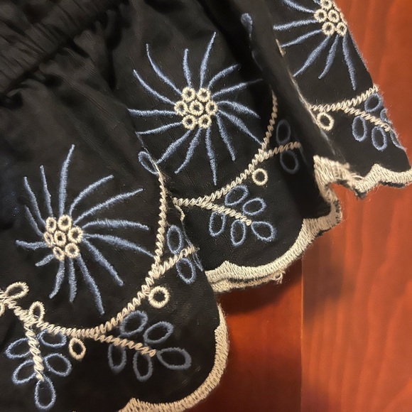 Christy Dawn Maggie peasant midi dress in midnight - Picture 4 of 6